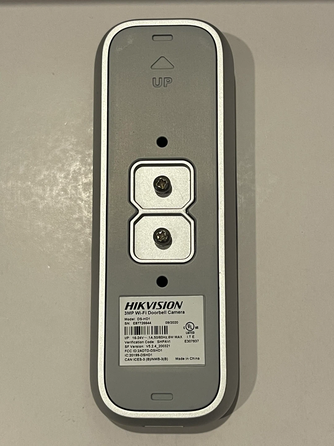 HikVison - Ez Viz 3 MP Wifi Doorbell Set - NO SUBSCRIPTION - photo 5