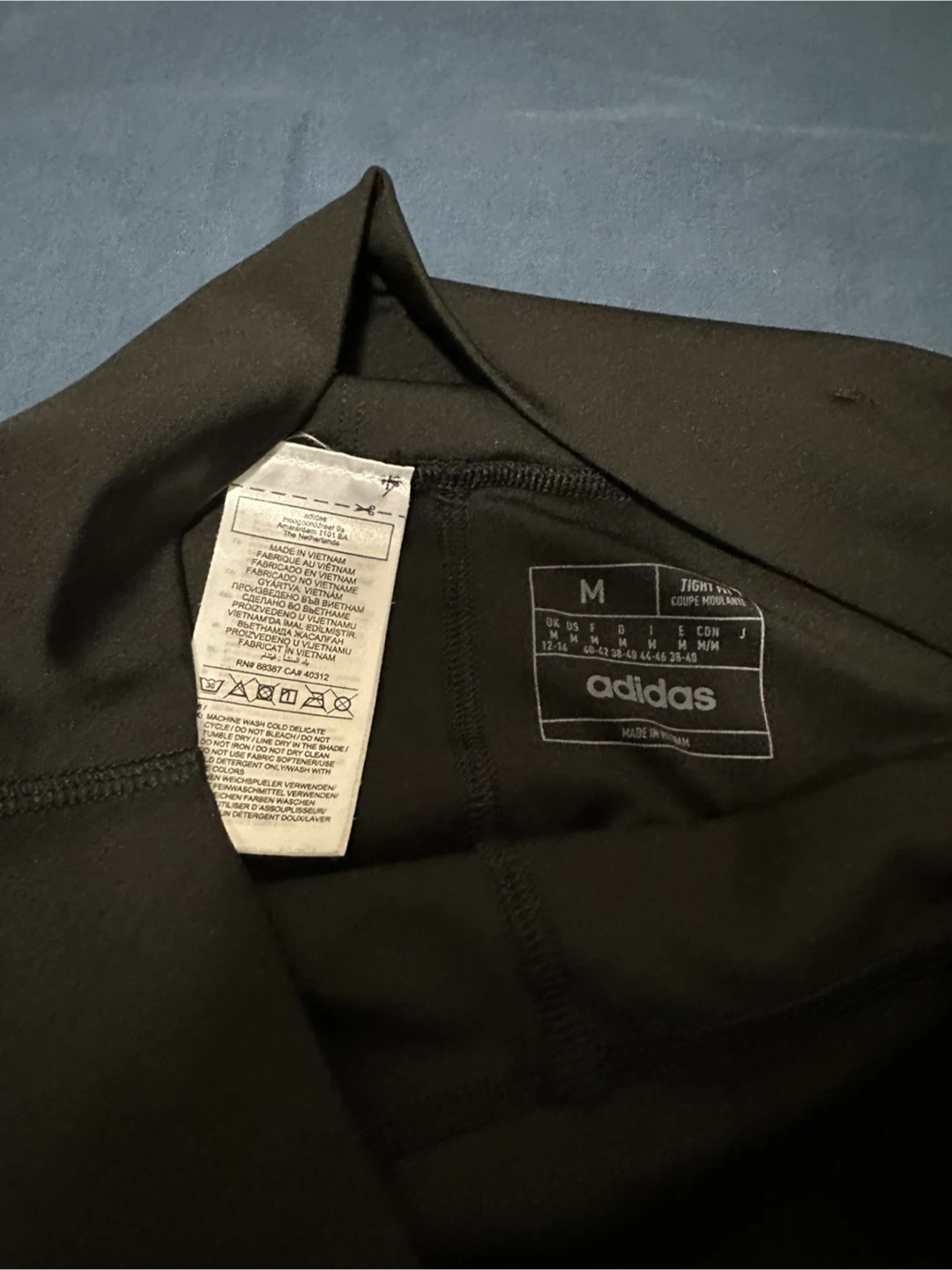 Adidas Women's Black Tight Fit Leggings - Size M - photo 3
