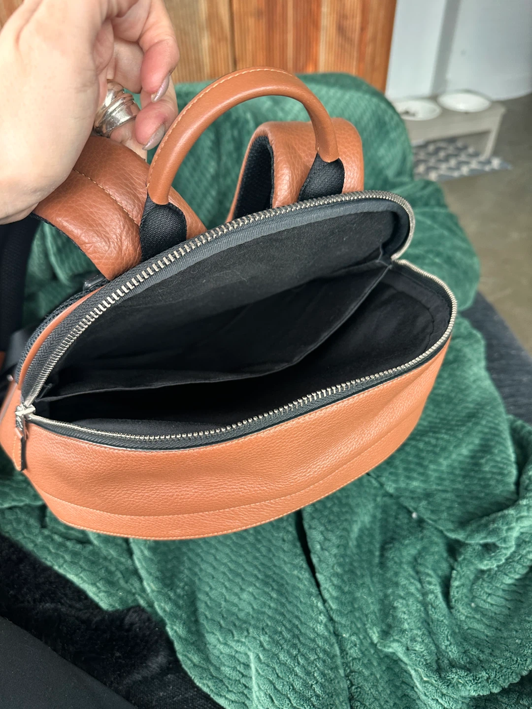 Coach Westpack Brown Leather Backpack - photo 3