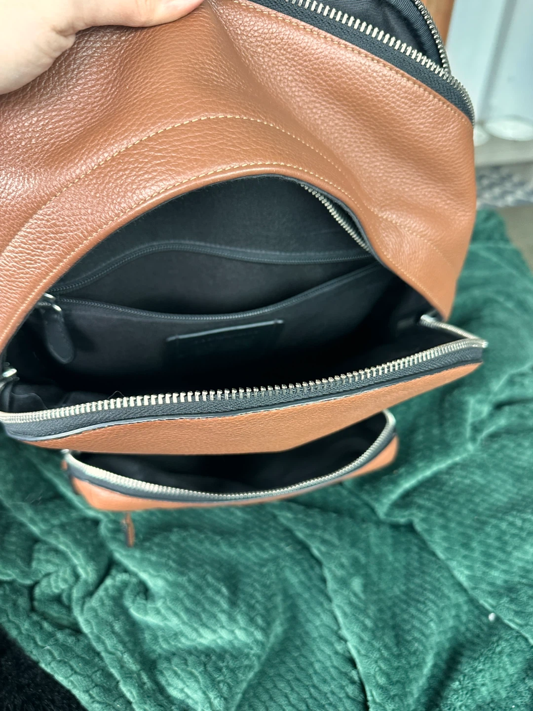 Coach Westpack Brown Leather Backpack - photo 5