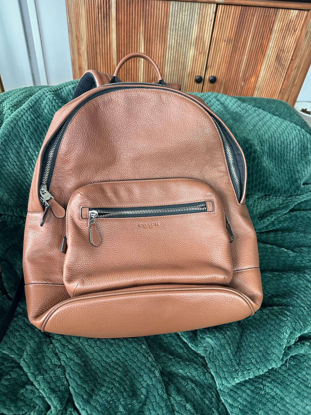 Coach Westpack Brown Leather Backpack