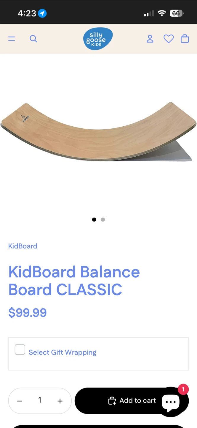 Kidboard wood Balance board - photo 4