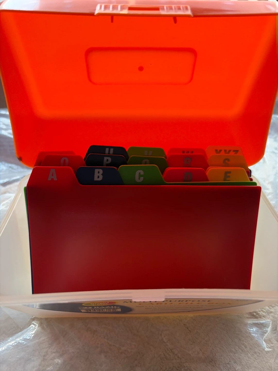 BASIC Multi Purpose Card File Box - photo 2