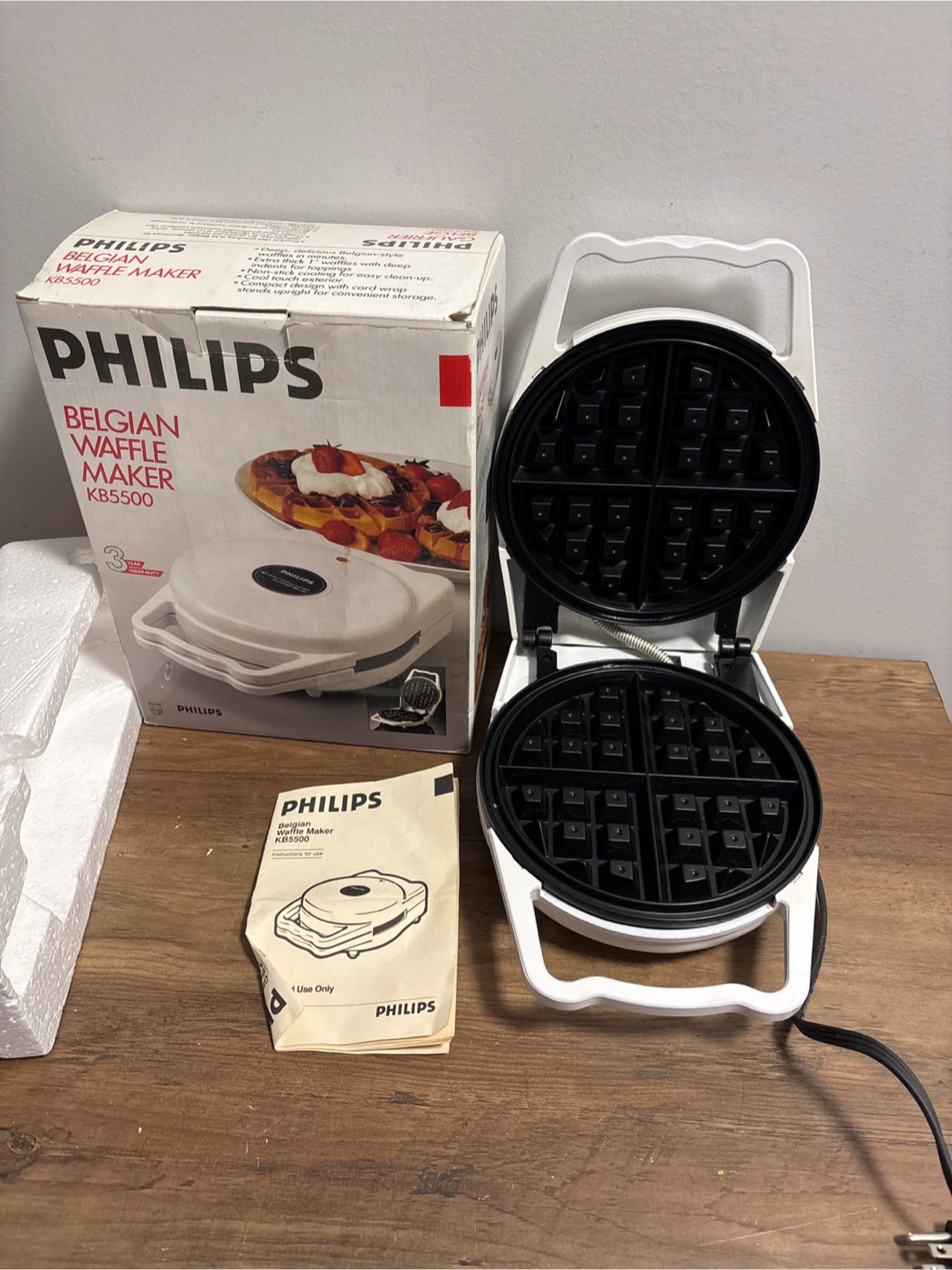 Philips Belgian Waffle Maker KB5500 - photo 5