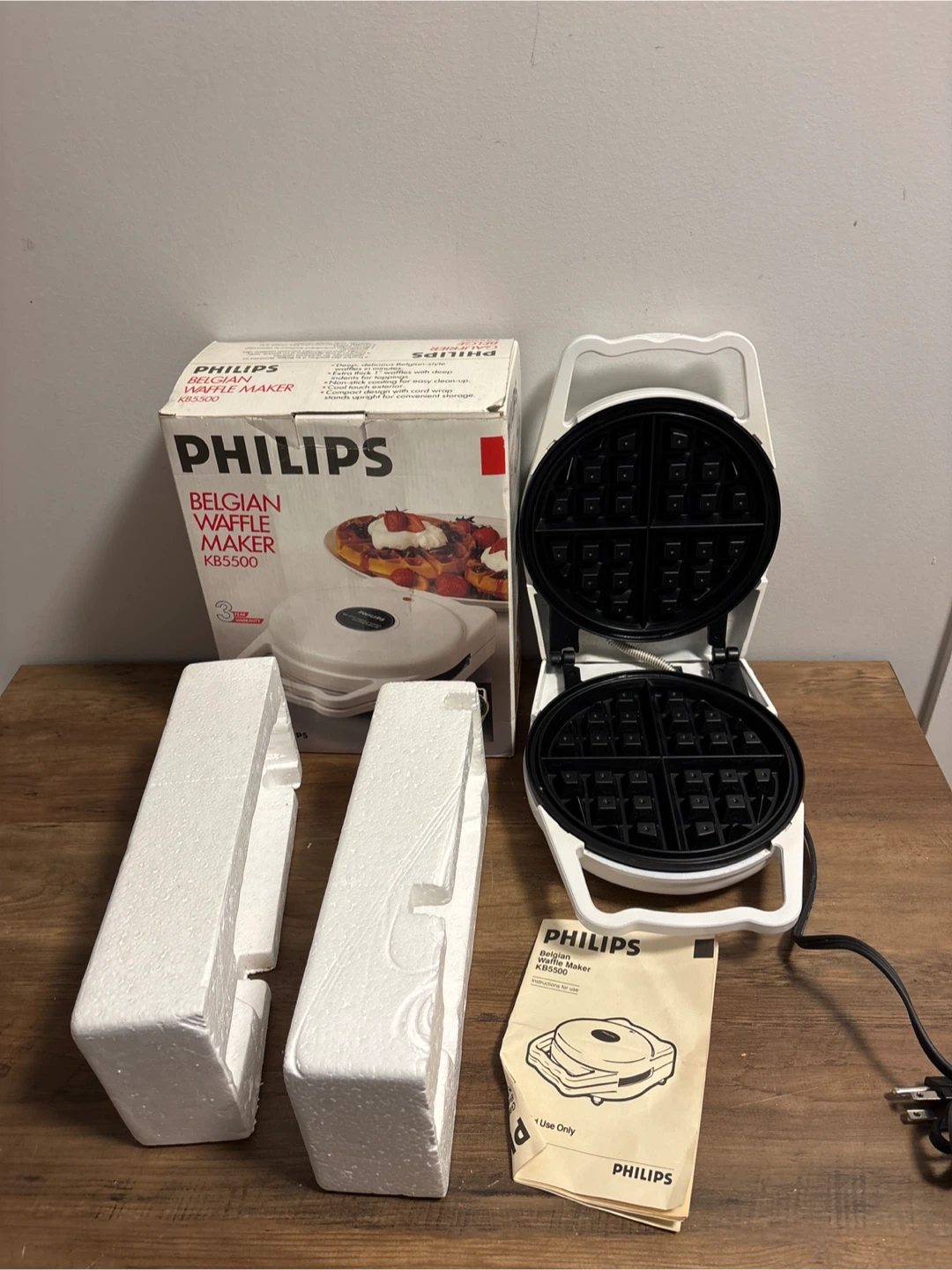 Philips Belgian Waffle Maker KB5500 - photo 4