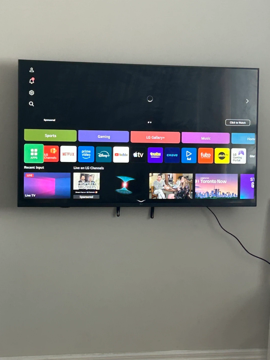LG Smart TV 50 inch