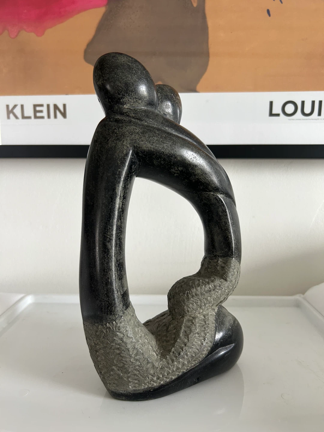 MOVING SALE: Hand Carved Soapstone Art Sculpture