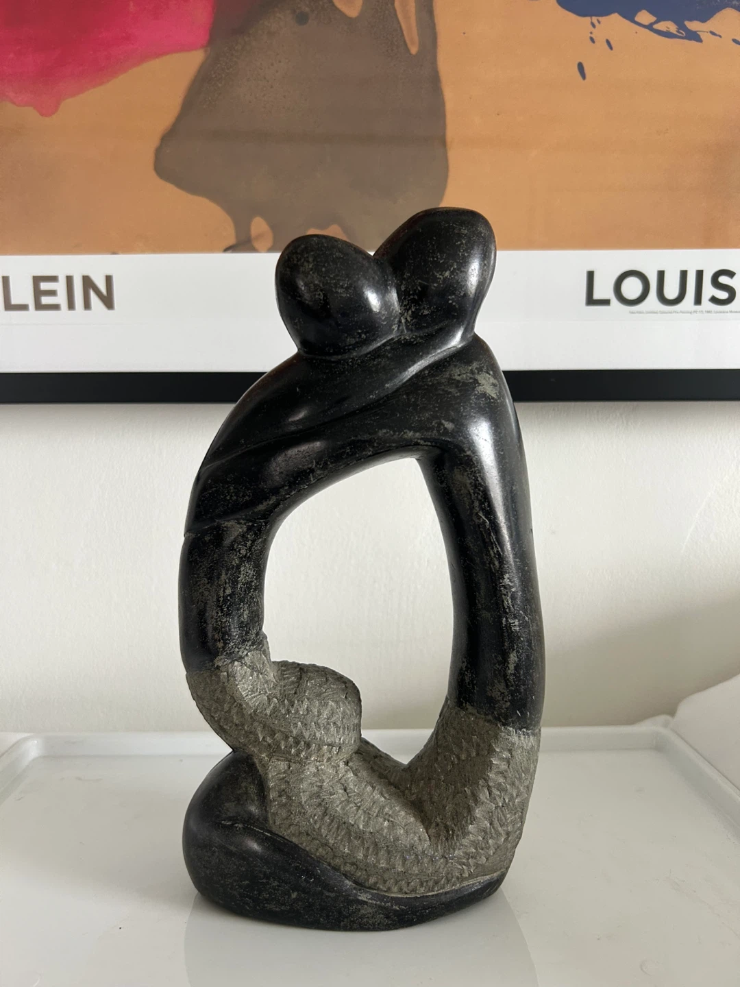 MOVING SALE: Hand Carved Soapstone Art Sculpture - photo 2