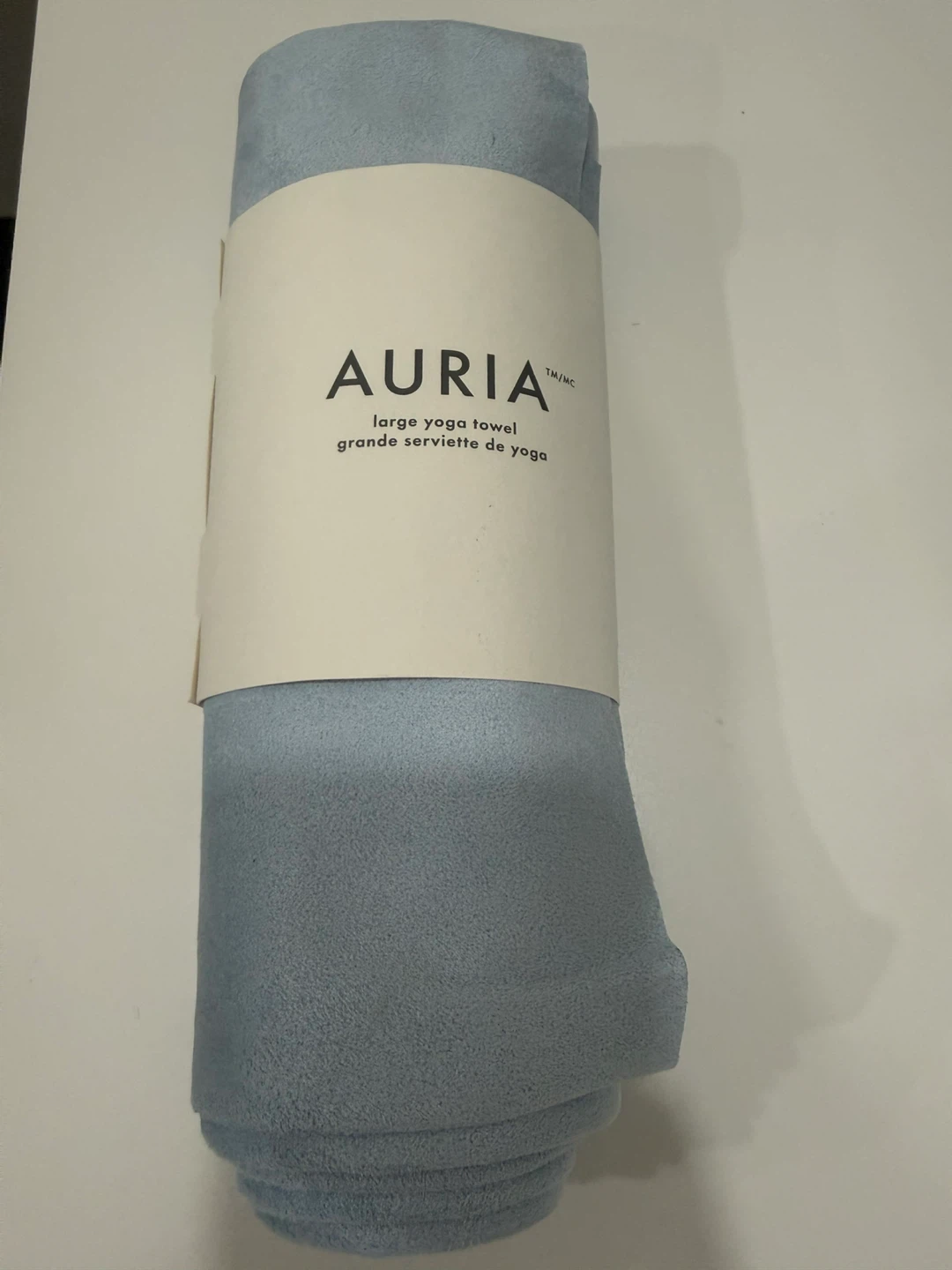 Auría Large Yoga Towel - Light Blue
