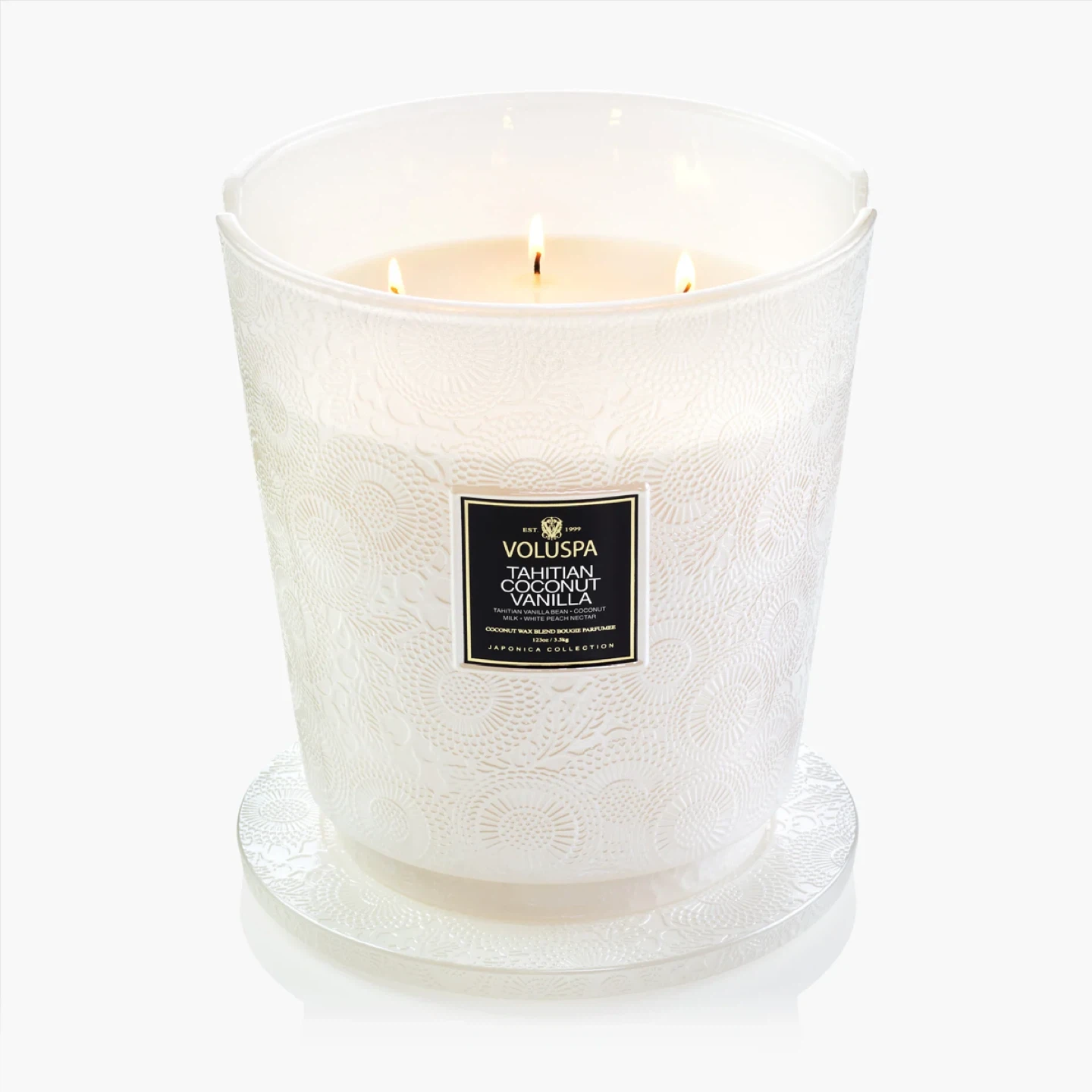 Voluspa Tahitian Coconut Vanilla XLarge Jar Candle