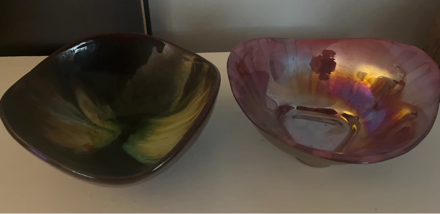 Set of 2 Decorative Glass Bowls - photo 3