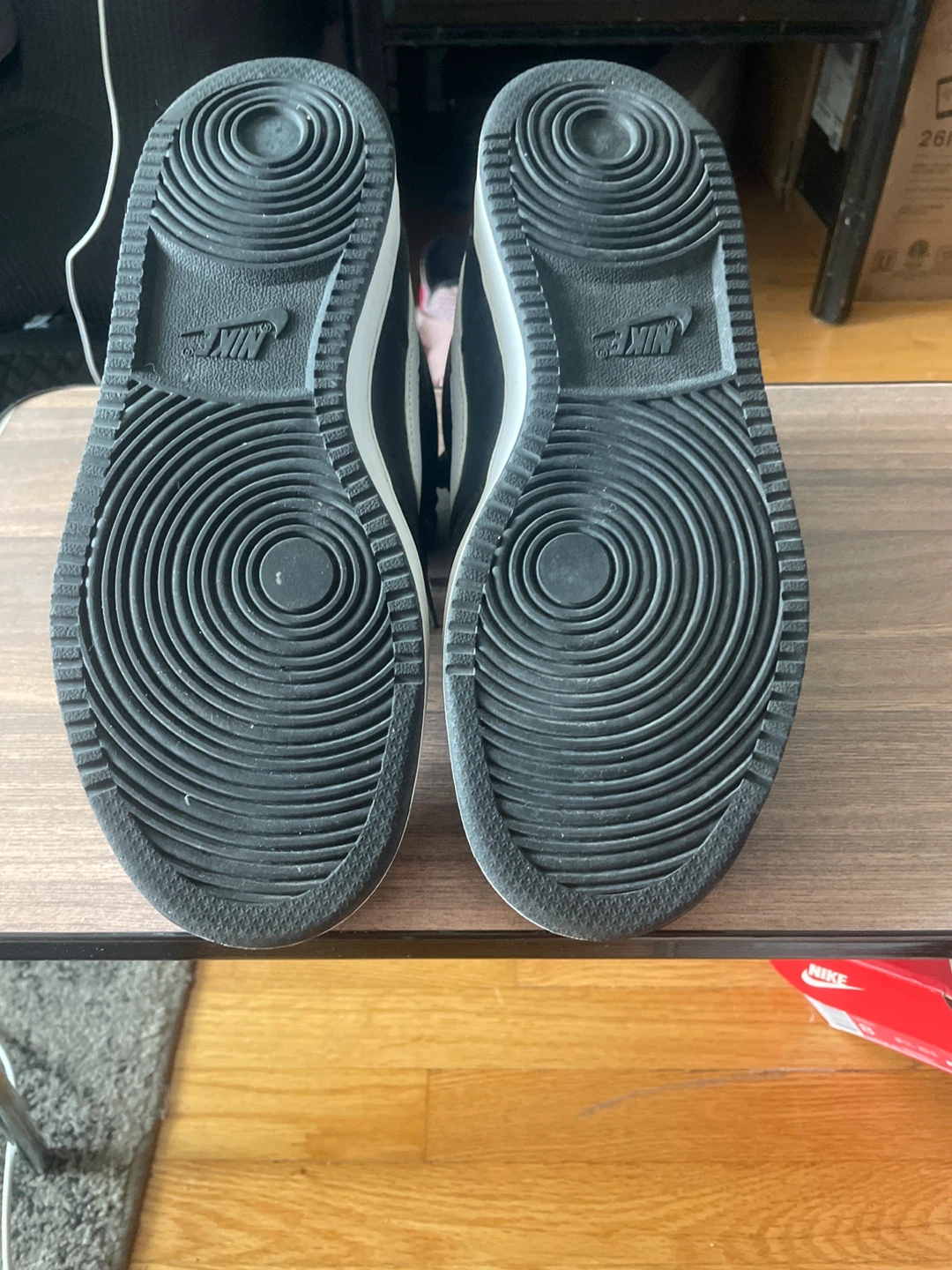 Nike Court Vision Mid Women's Shoes Size 8 Black/White - photo 4