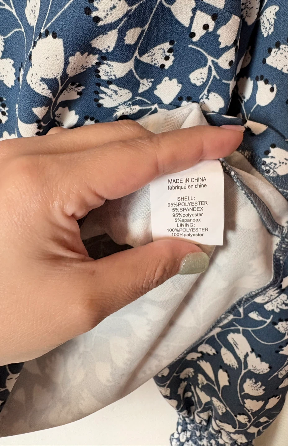 Melloday Blue Floral Top - photo 4