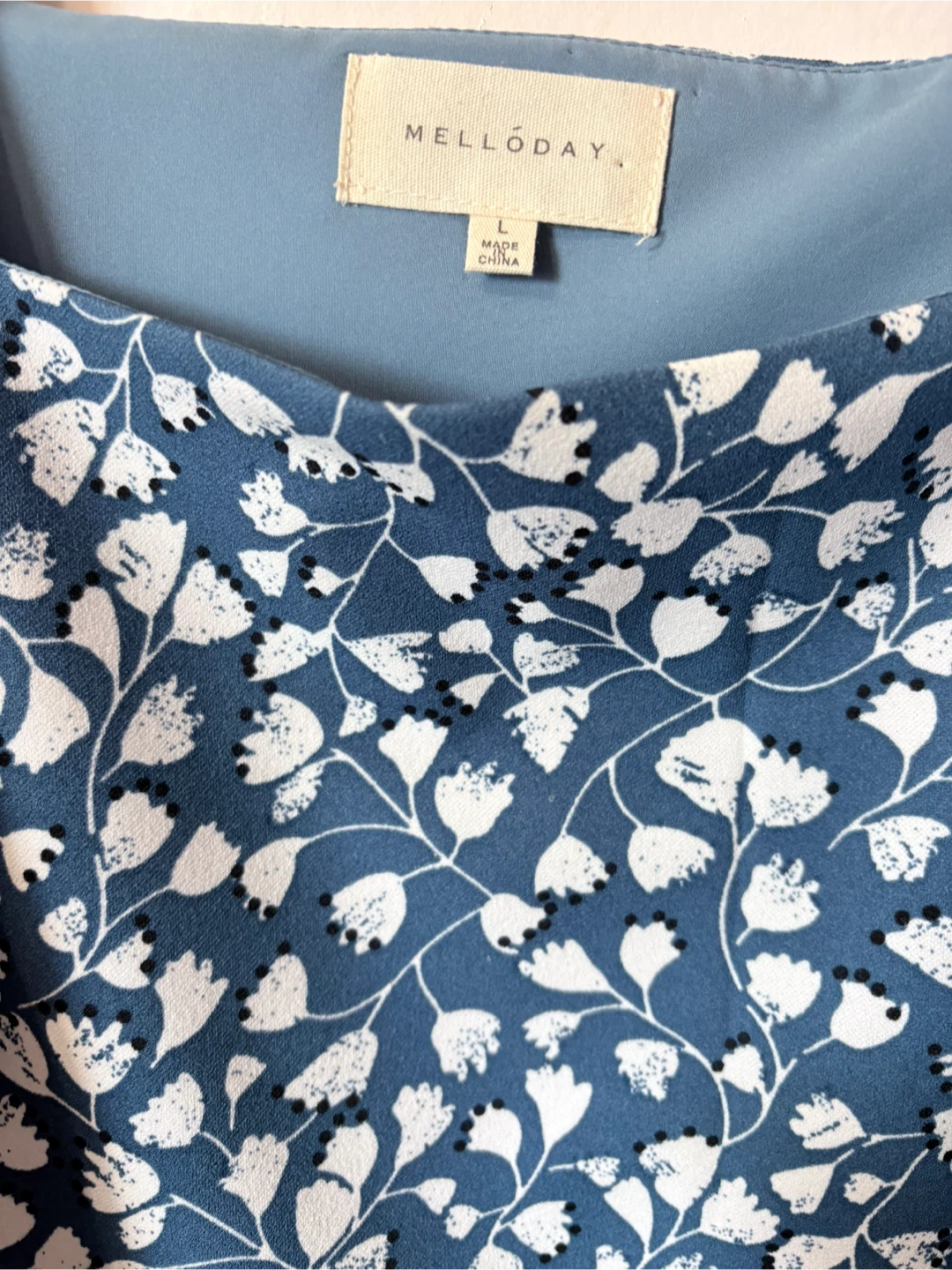 Melloday Blue Floral Top - photo 3