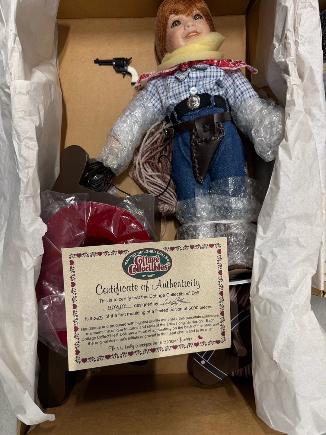 Cottage Collectibles "Howdy" Doll by GANZ