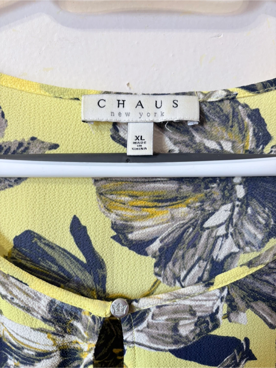 Yellow Floral Print Blouse - photo 3