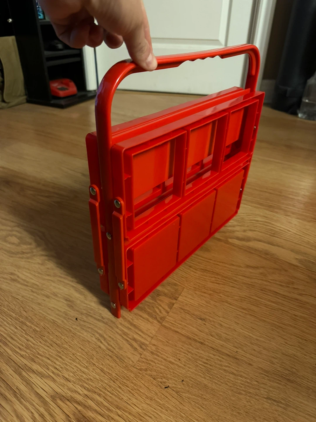 Red 6-Bottle Carrier Caddy with Handle - photo 3