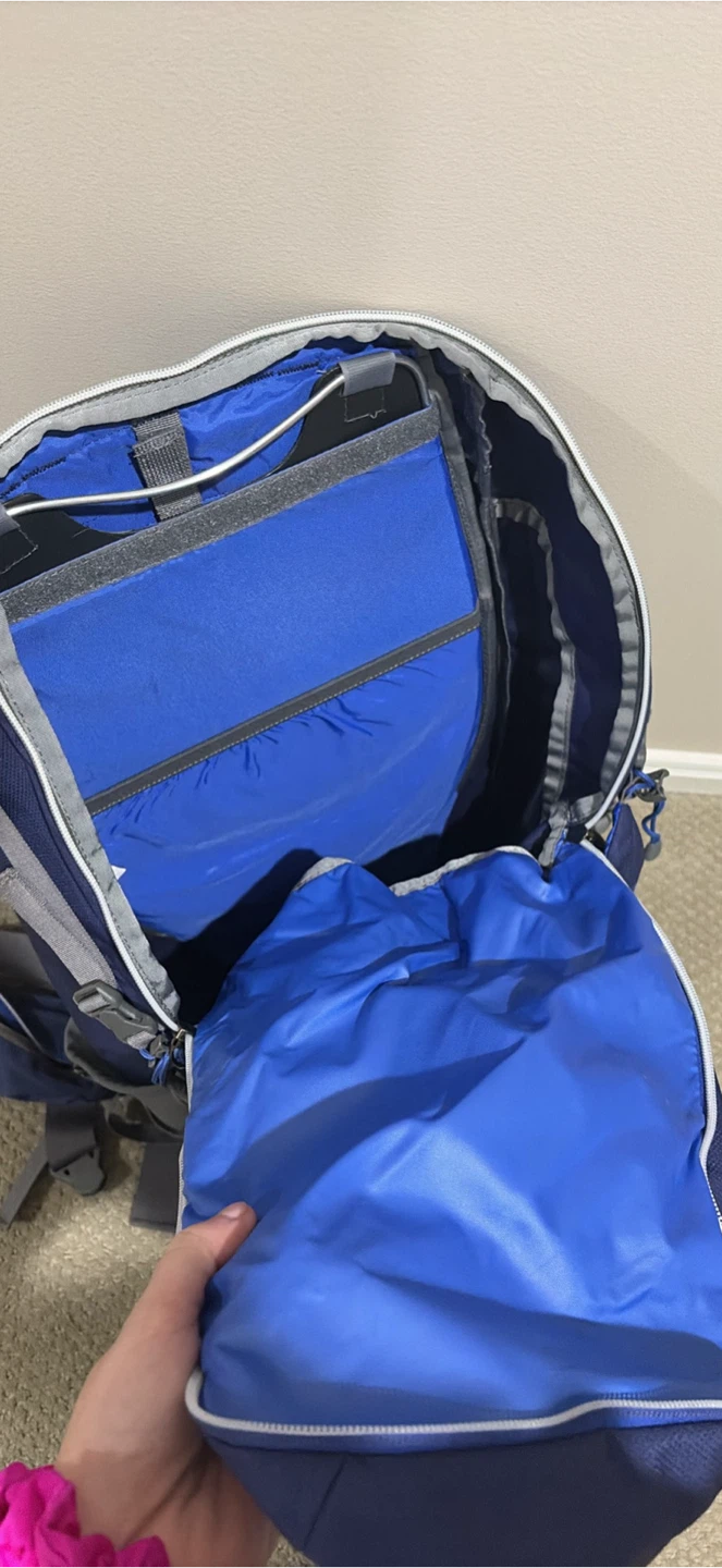 Blue Backpack with Multiple Compartments - photo 3