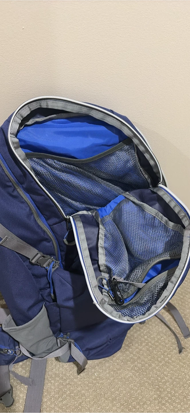 Blue Backpack with Multiple Compartments - photo 2