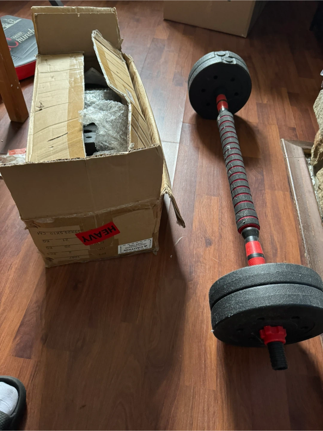 Adjustable Dumbbell & barbell Set