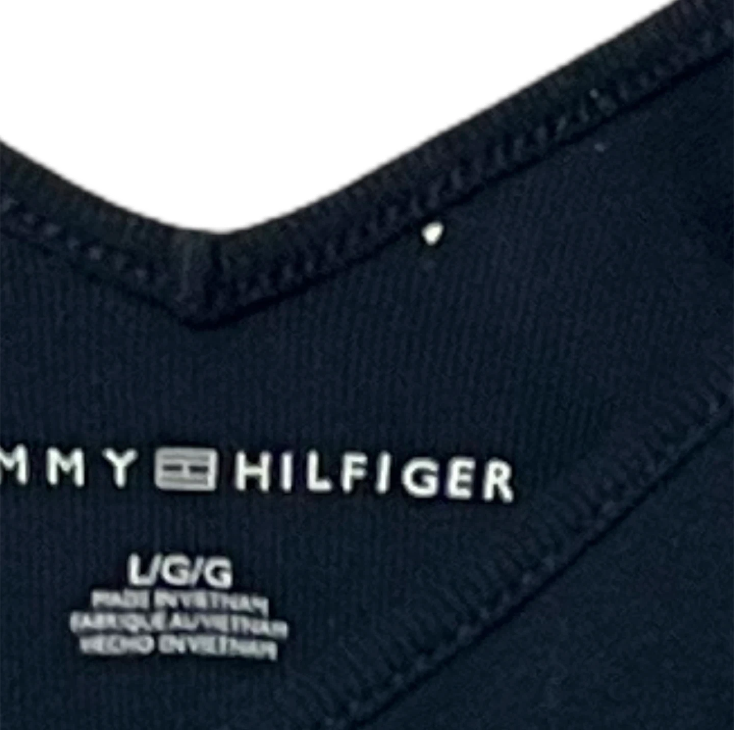 Tommy Hilfiger Black Tank Top with Tie Straps Size Large - photo 3