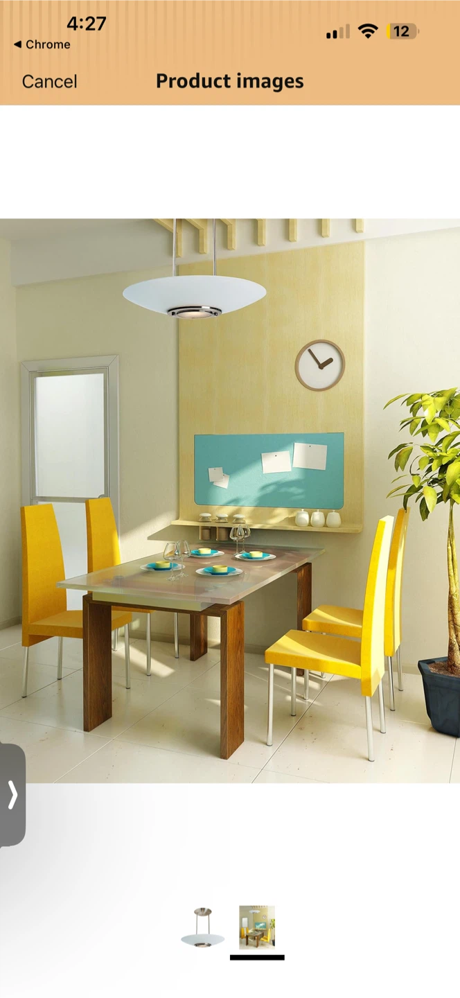 Access Lighting Argon One Light Semi Flush Brushed Steel - photo 2