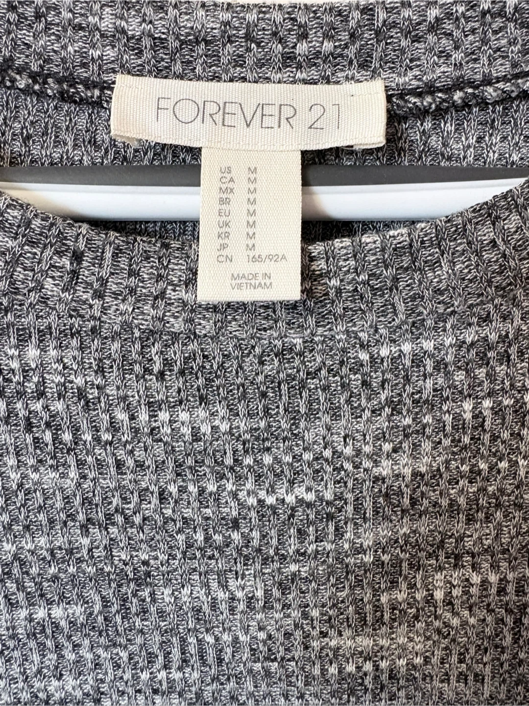 Grey Ribbed Cropped Top - photo 3
