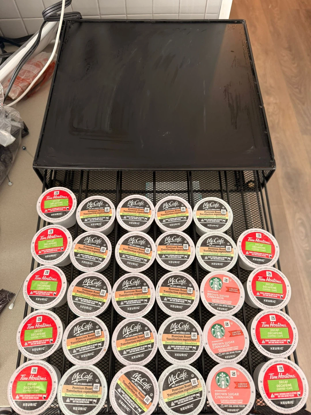 Coffee pod organizer