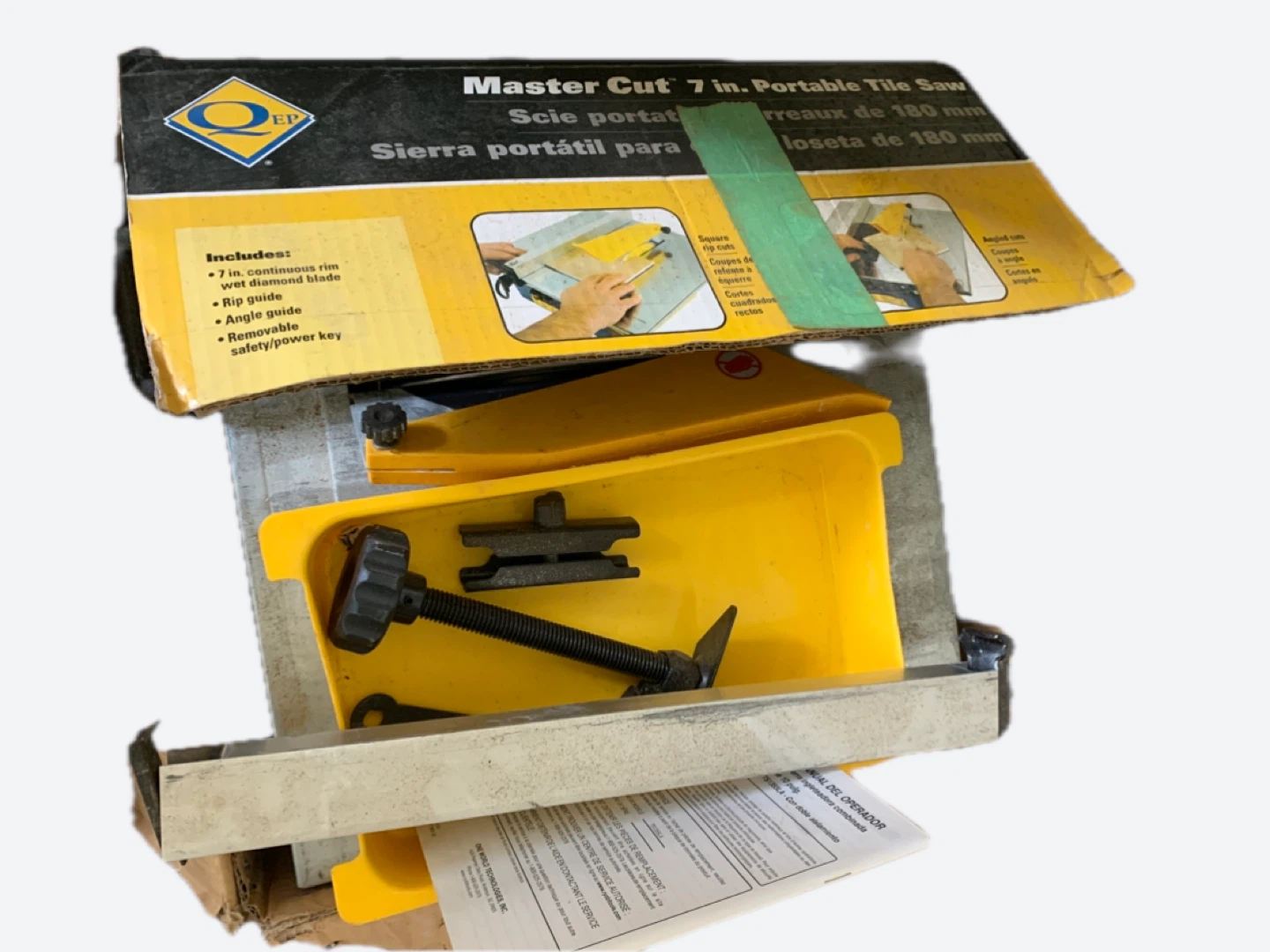 Master Cut 7 in. Portable Tile Saw