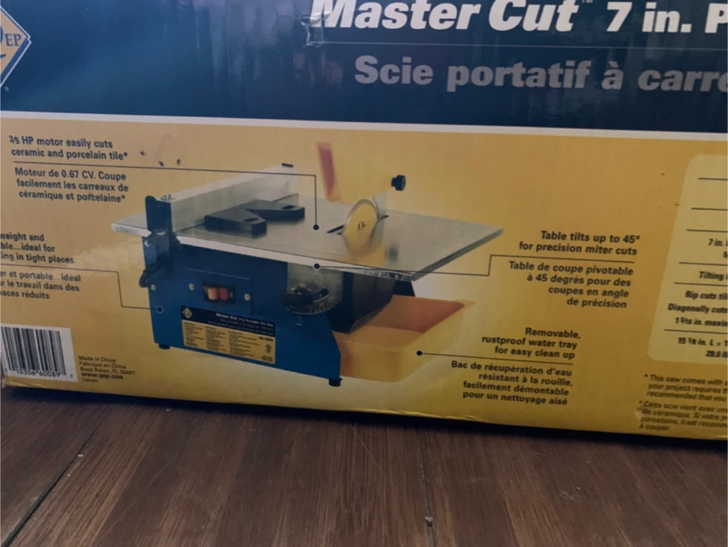Master Cut 7 in. Portable Tile Saw - photo 3