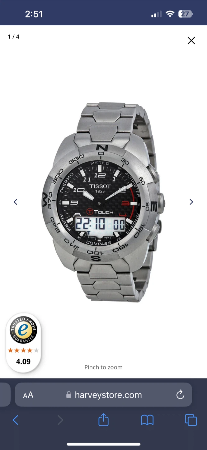 Tissot Touch Expert Solar Watch - photo 4