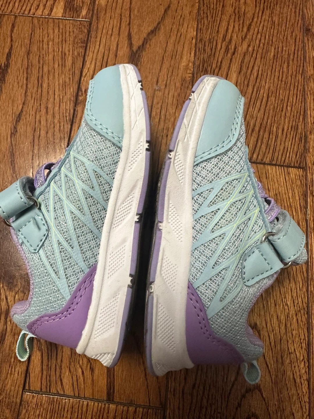 Size 8 Kids' Running Shoes - Light Blue/Purple - photo 2