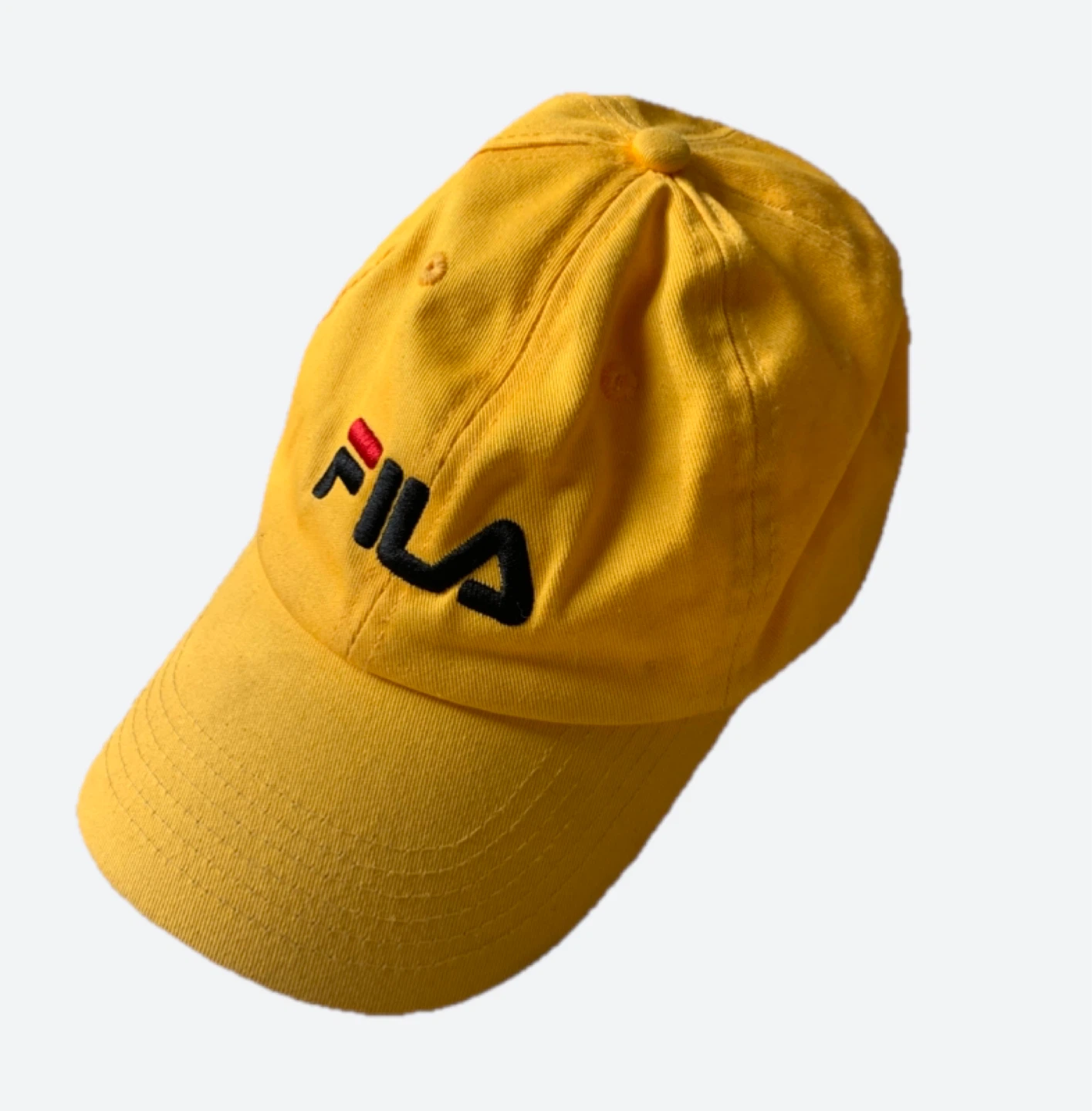 Yellow Fila Baseball Cap