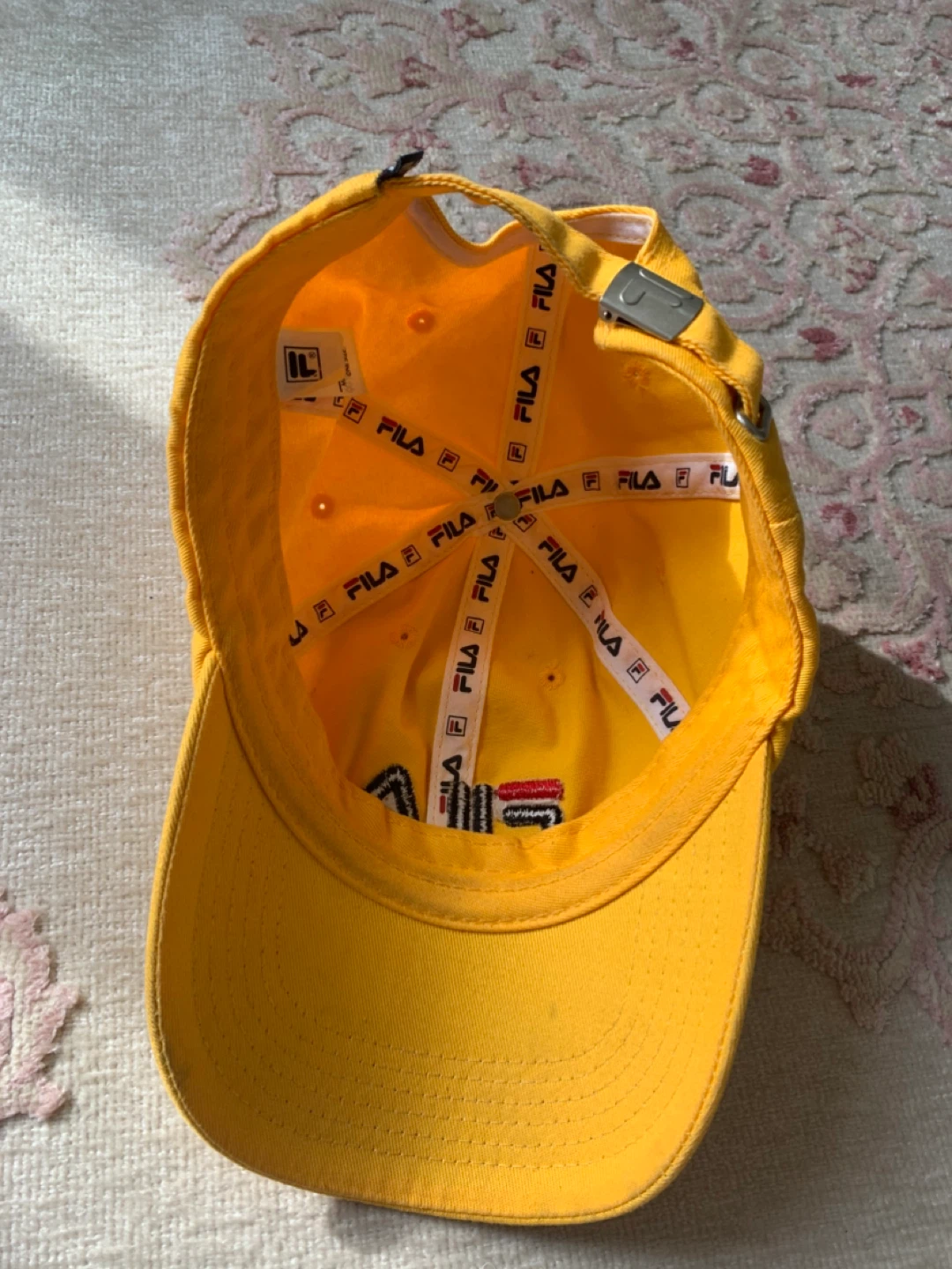 Yellow Fila Baseball Cap - photo 3