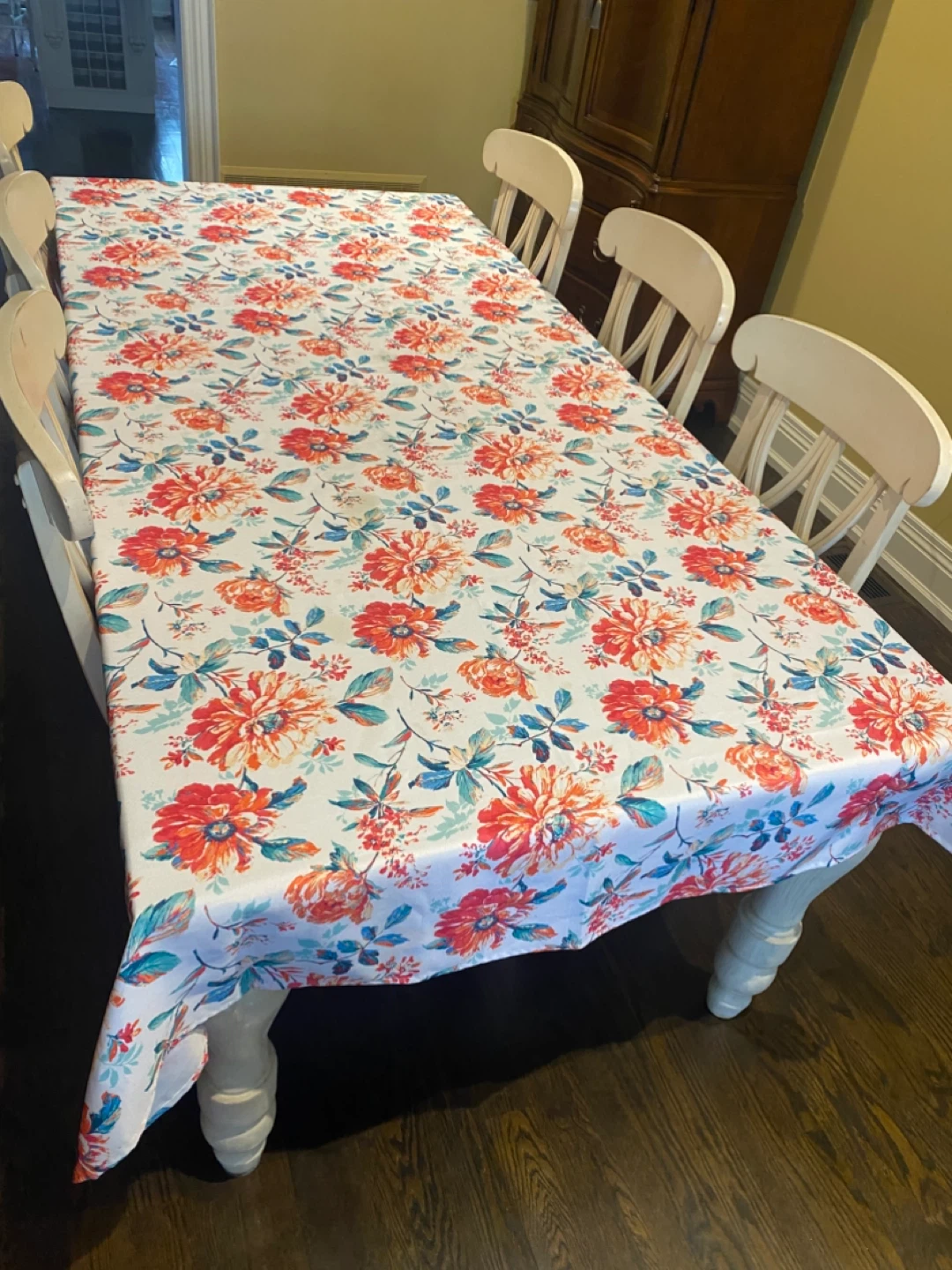 Outdoor Floral Tablecloth