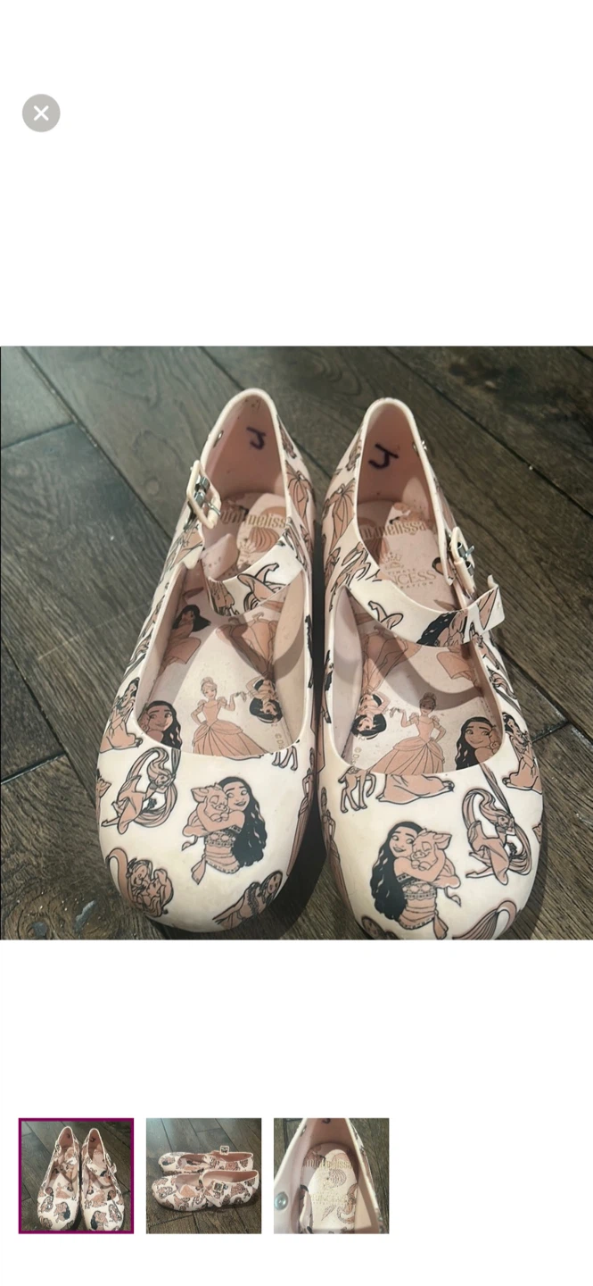 Mini Melissa Disney Princess Jelly Flats