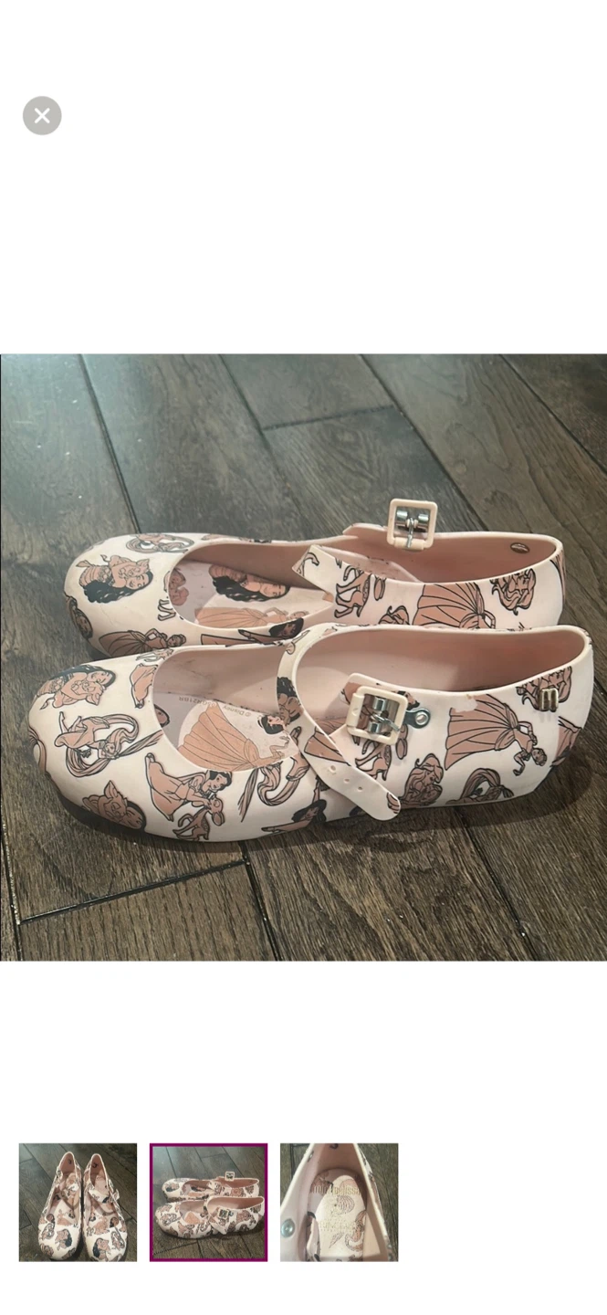 Mini Melissa Disney Princess Jelly Flats - photo 2
