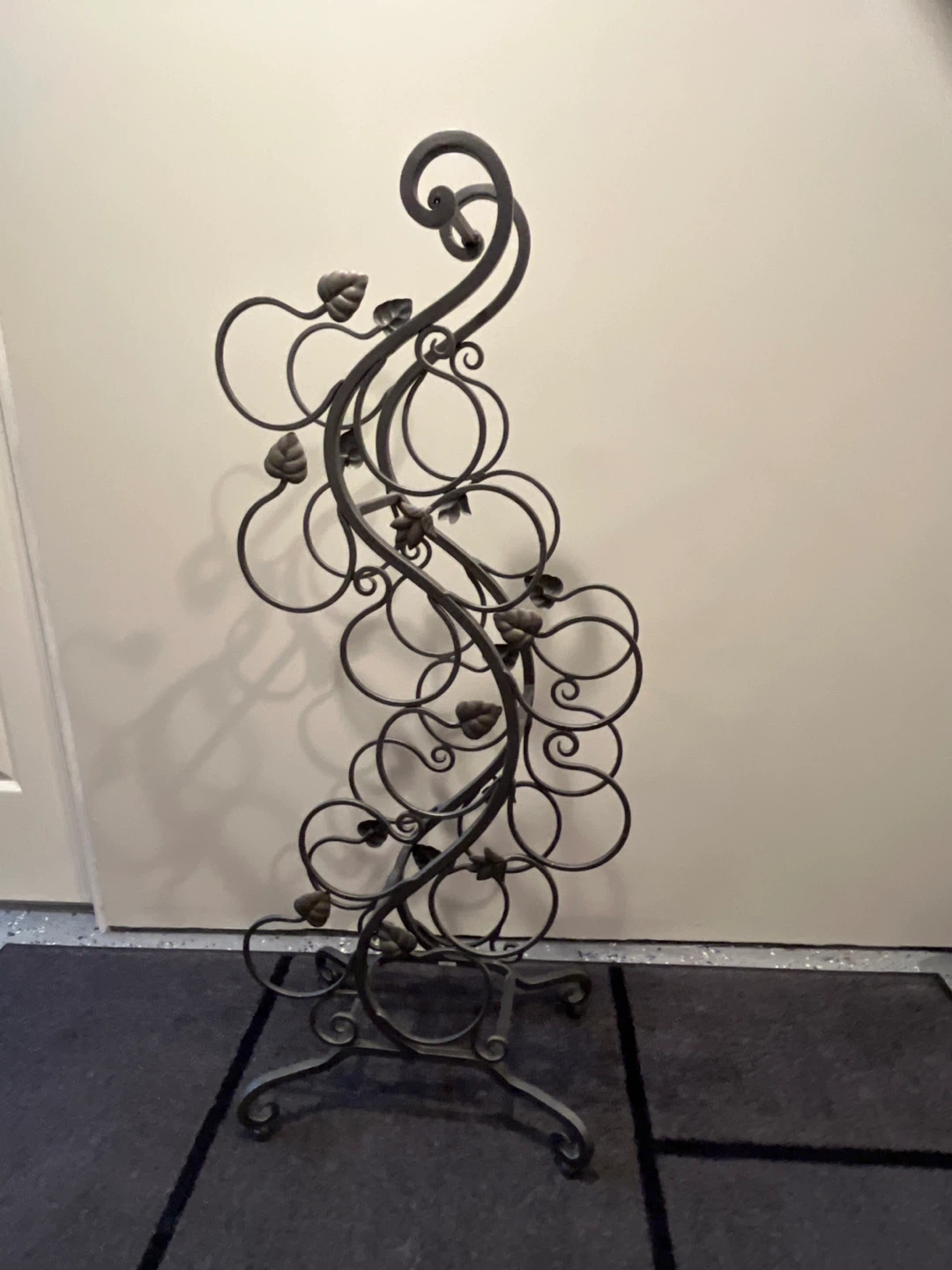 Decorative Metal Wine Rack