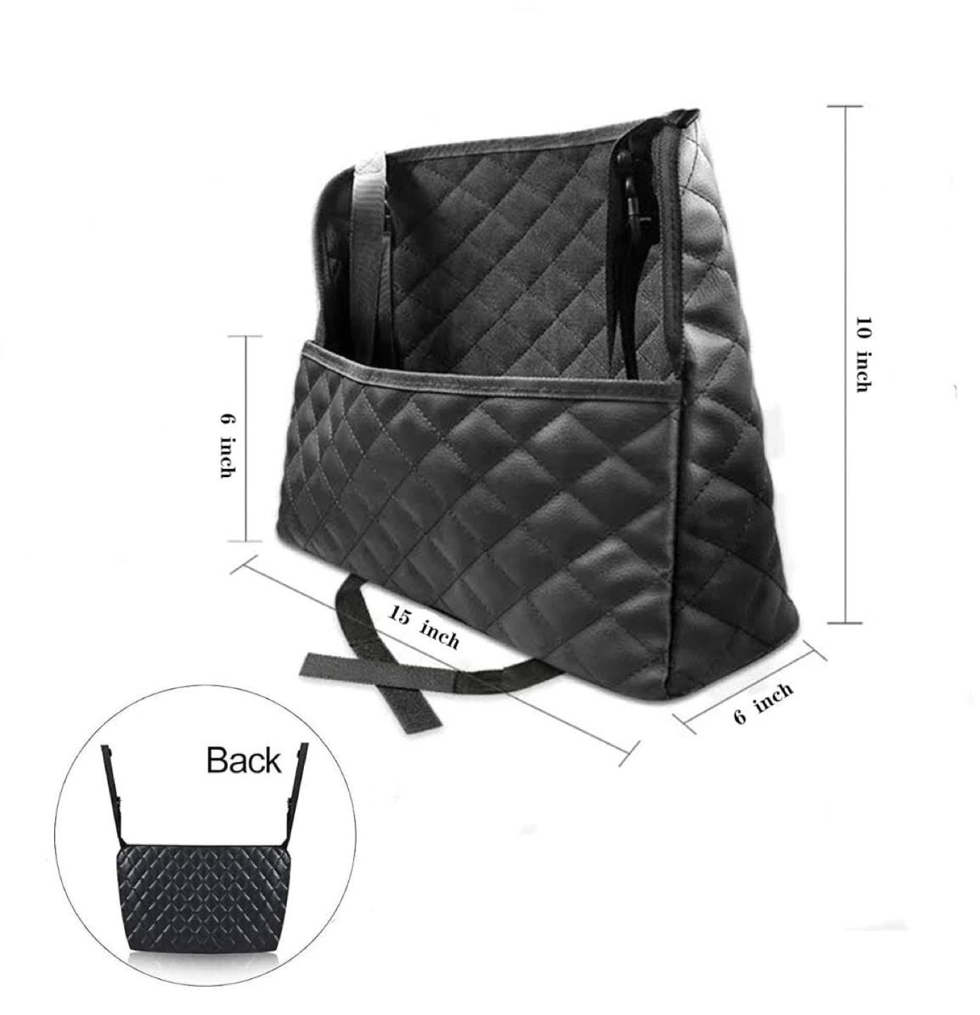Black Car Seat Organizer 🥕 #freecycle