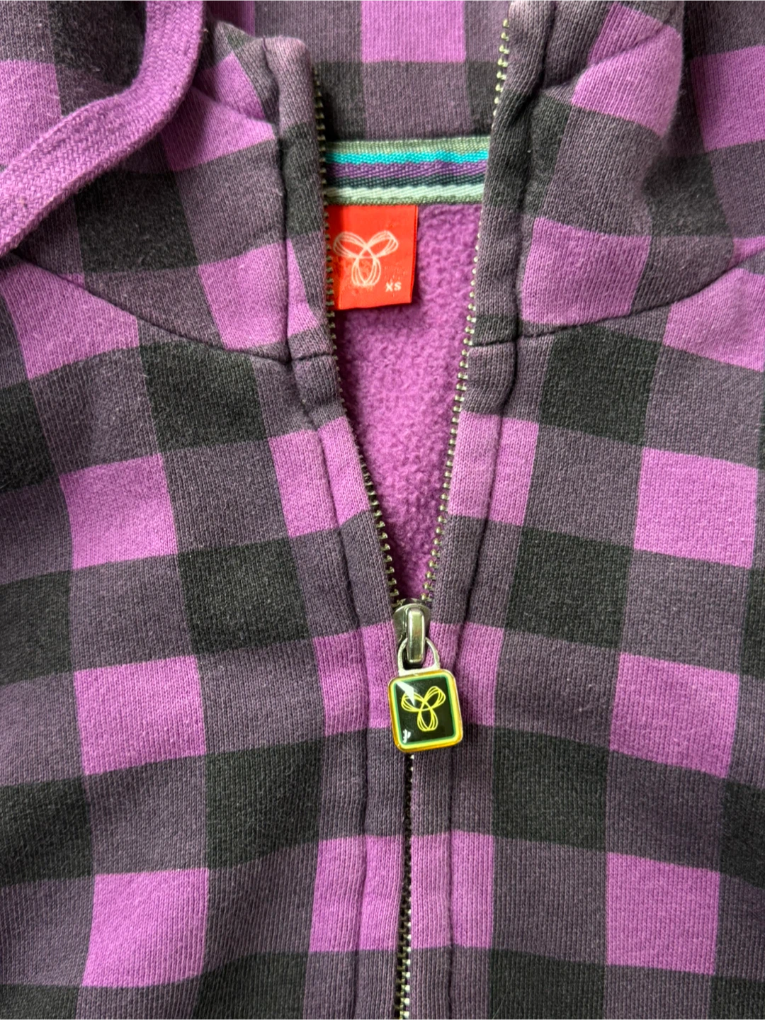 plaid vintage TNA hoodie - photo 2