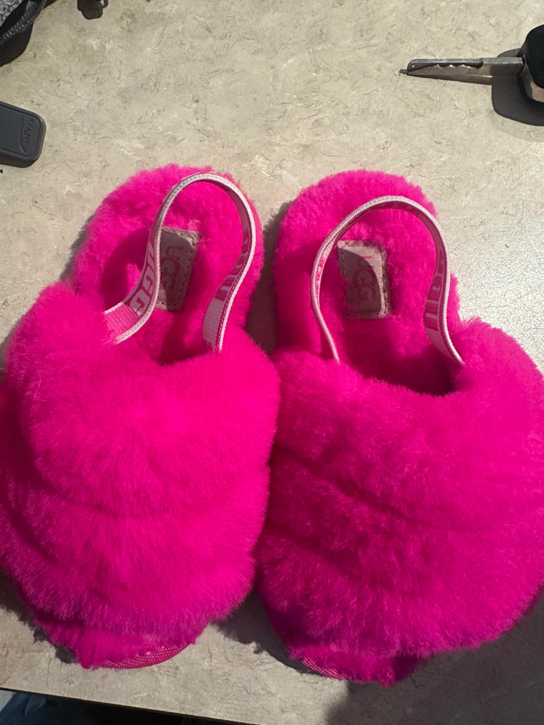 UGG Fluff Yeah Slide Slippers - Fuchsia - photo 2