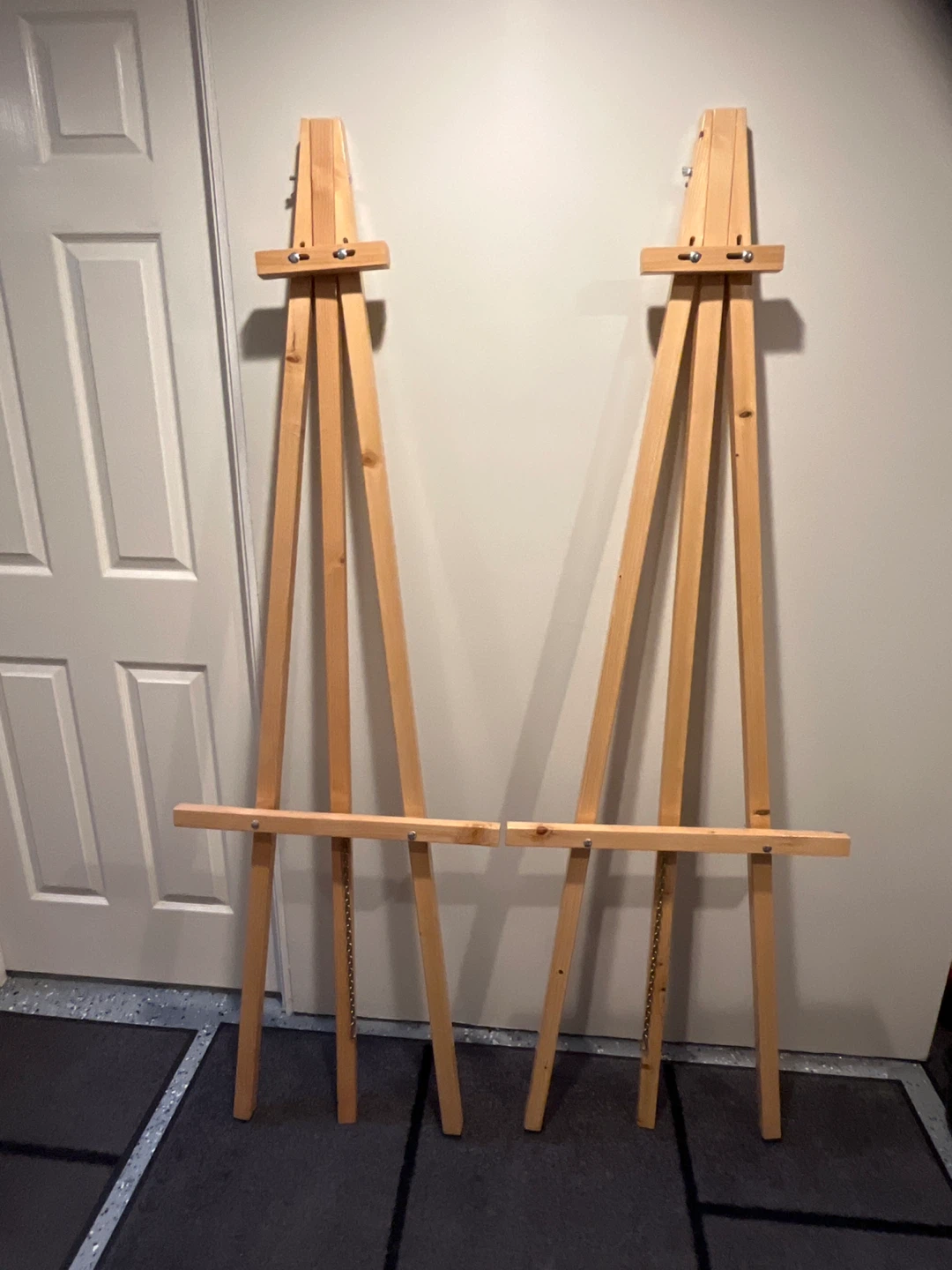 Two Wooden Art Easels