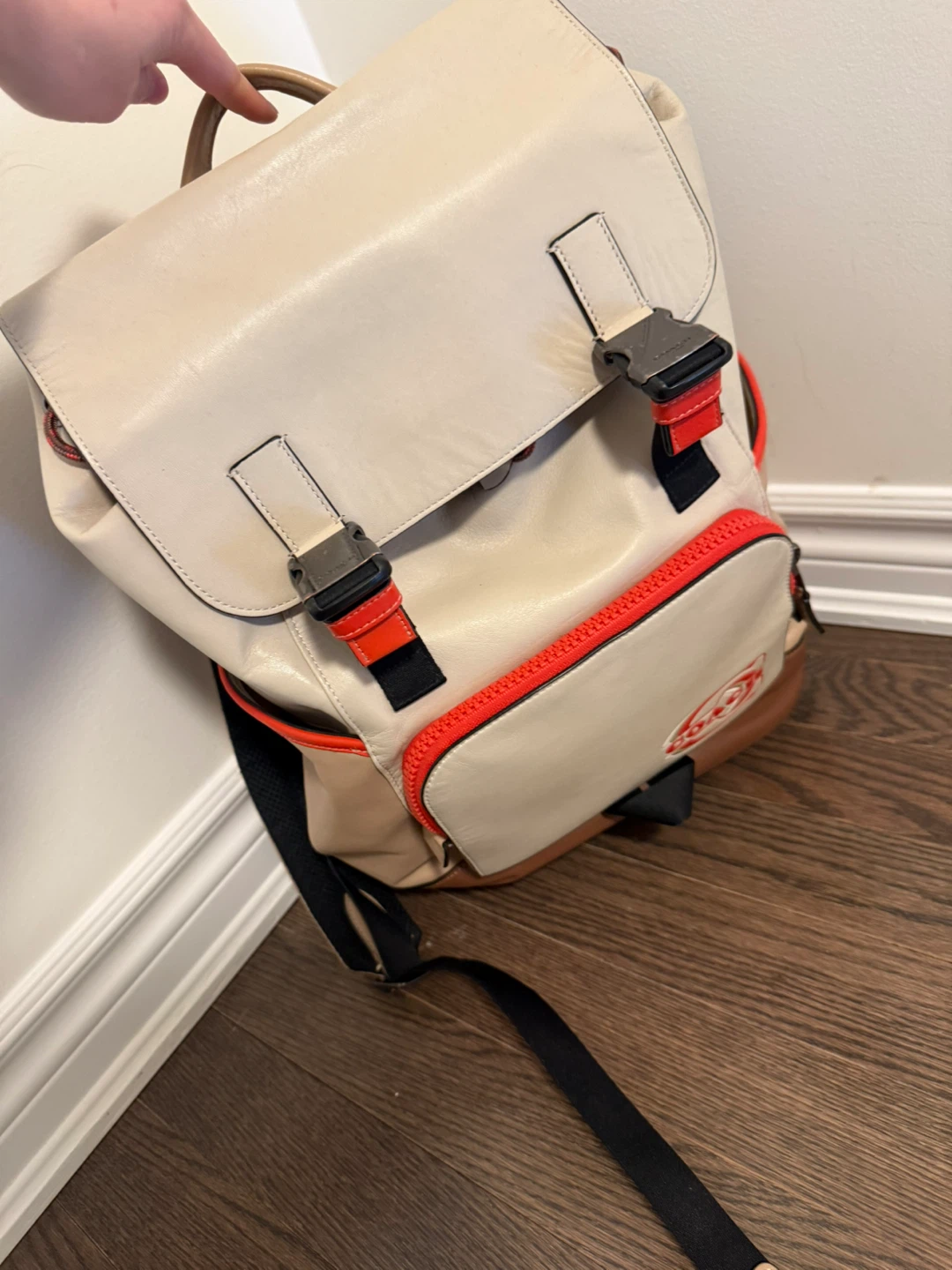 Coach Leather Backpack - photo 2