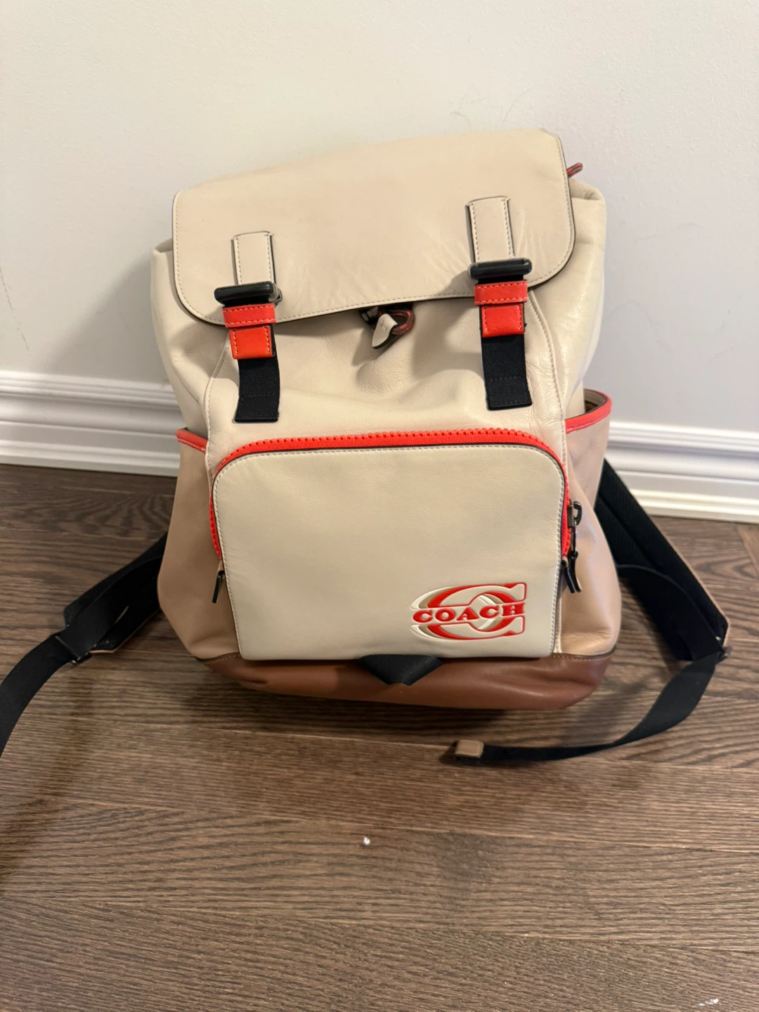 Coach Leather Backpack