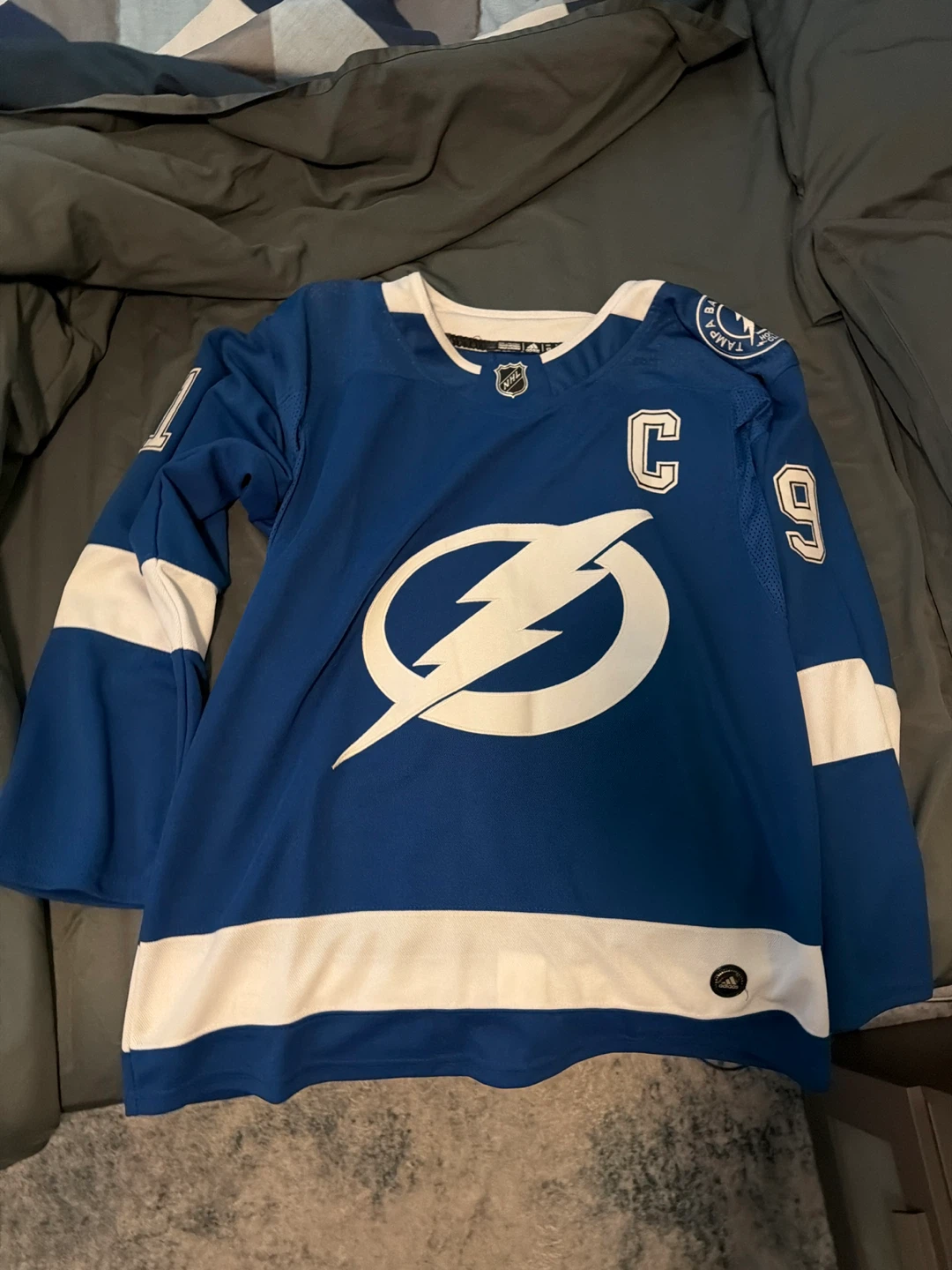 Adidas Tampa Bay Lightning Steven Stamkos #91 Hockey Jersey