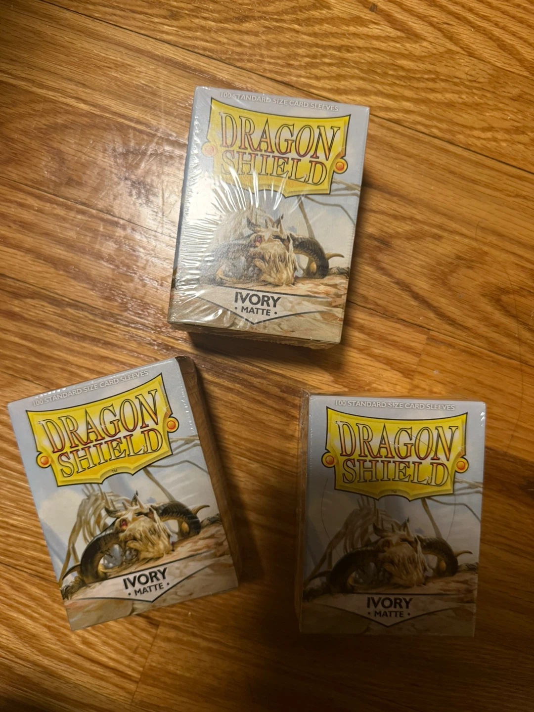 Dragon Shield Card Sleeves (Ivory Matte) Packs