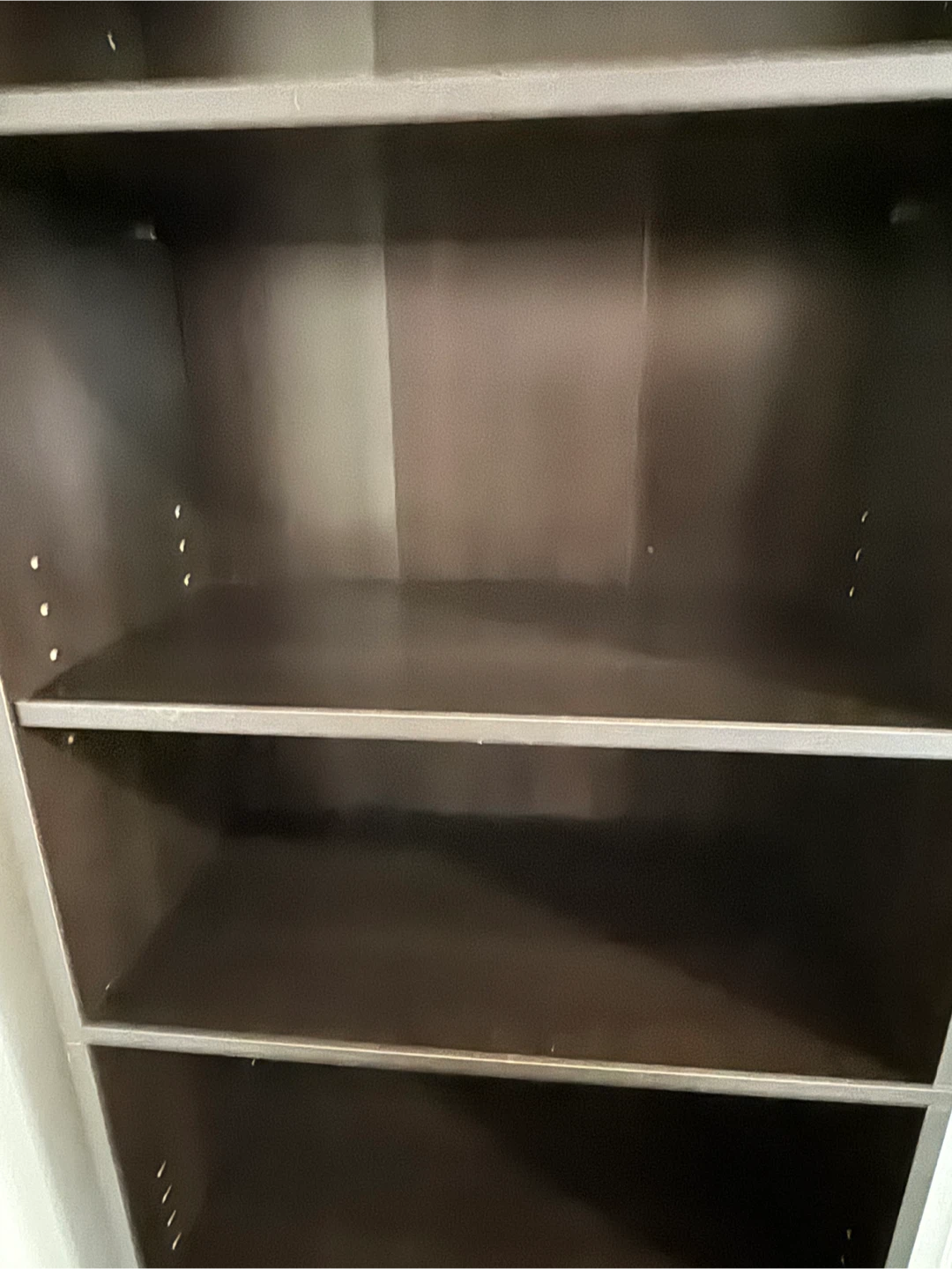 Dark Brown 5-Shelf Bookshelf - photo 2
