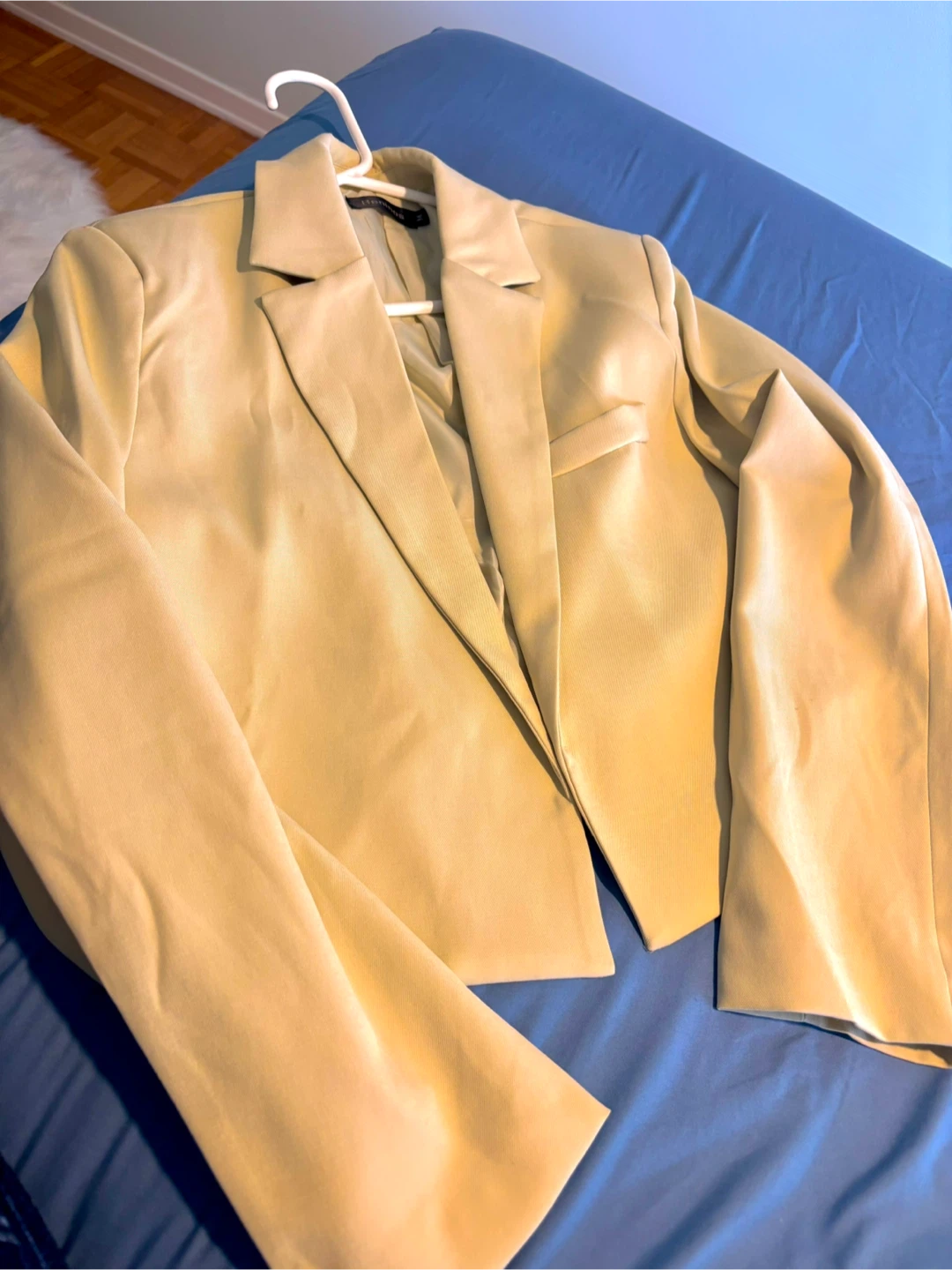 Lime Green Cropped Blazer