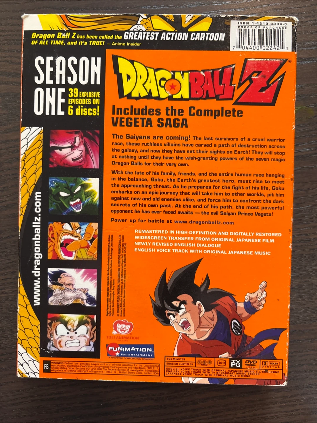 Dragon Ball Z: Season One DVD Box Set - photo 2