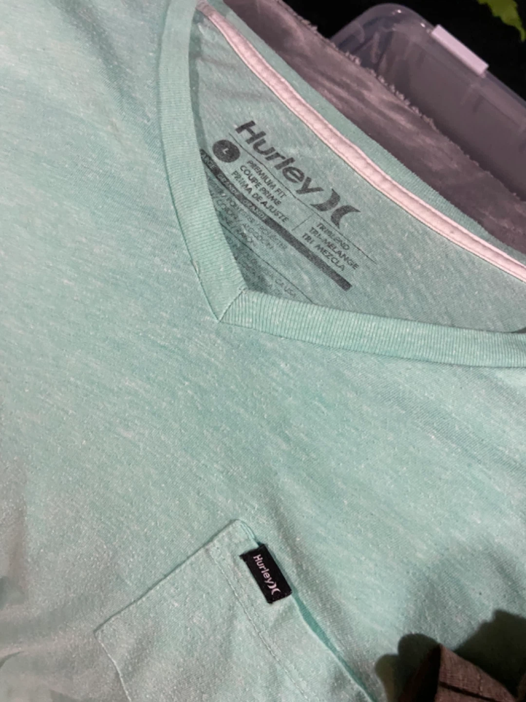 Hurley Premium Fit T-Shirts (2) - Mint & Brown - photo 3
